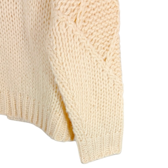 Anthropologie FRNCH Chunky Stitch Cardigan Sweater Medium - Picture 9 of 12